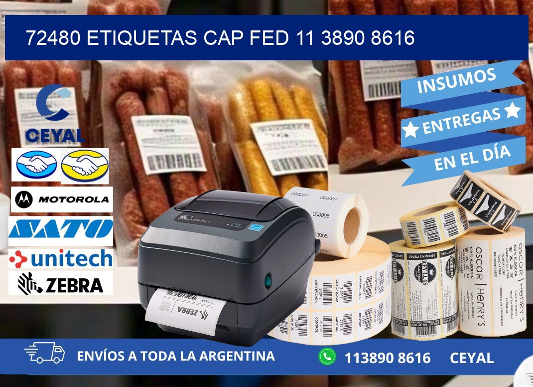 72480 ETIQUETAS CAP FED 11 3890 8616