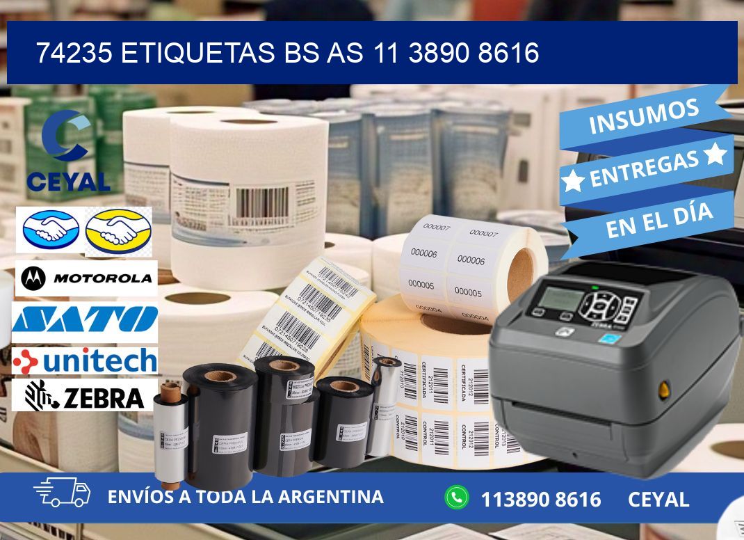74235 ETIQUETAS BS AS 11 3890 8616