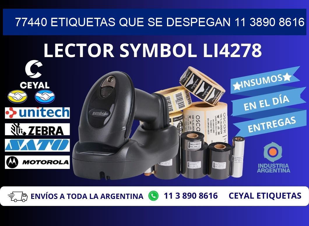 77440 ETIQUETAS QUE SE DESPEGAN 11 3890 8616