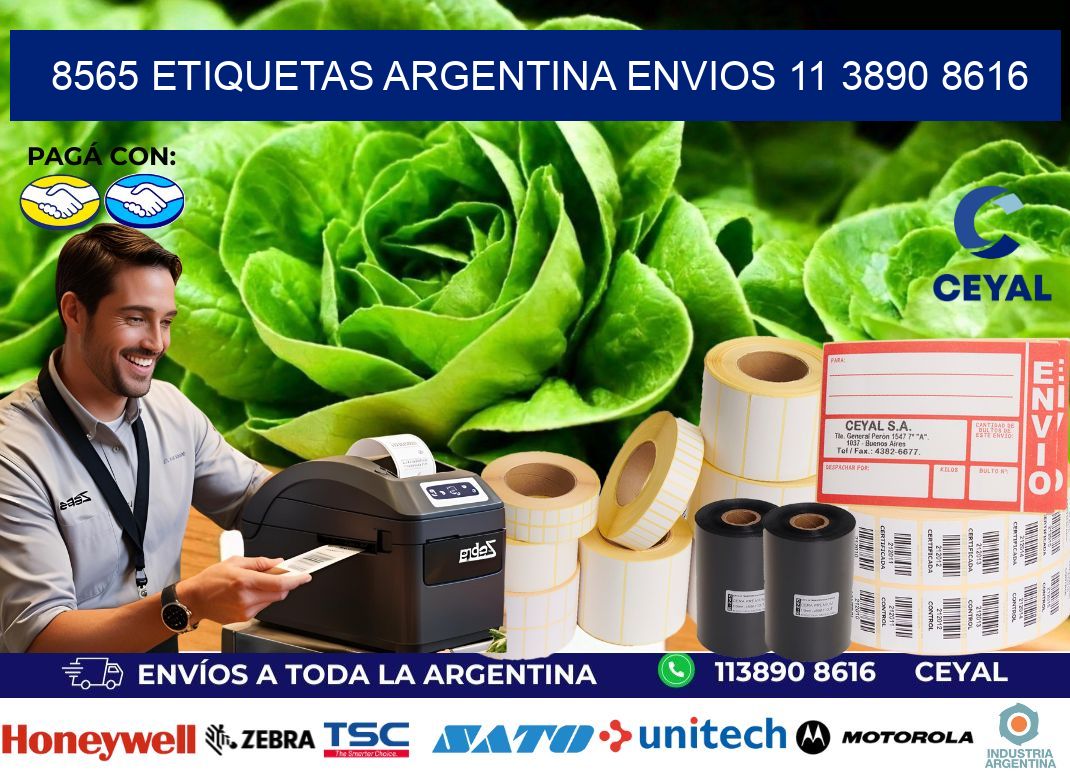 8565 ETIQUETAS ARGENTINA ENVIOS 11 3890 8616