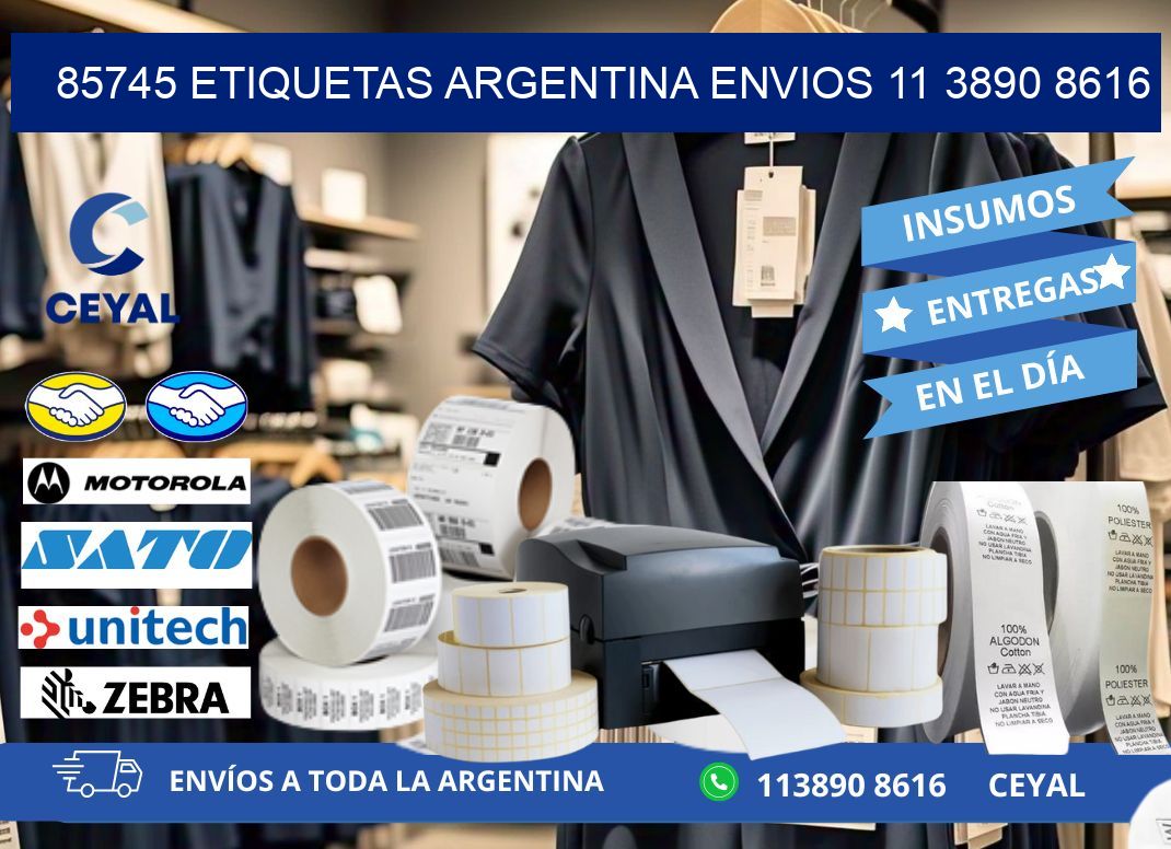 85745 ETIQUETAS ARGENTINA ENVIOS 11 3890 8616