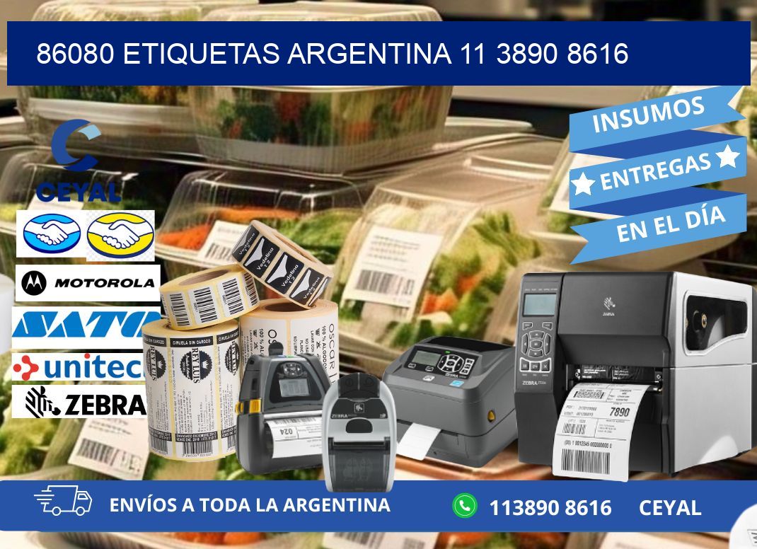 86080 ETIQUETAS ARGENTINA 11 3890 8616