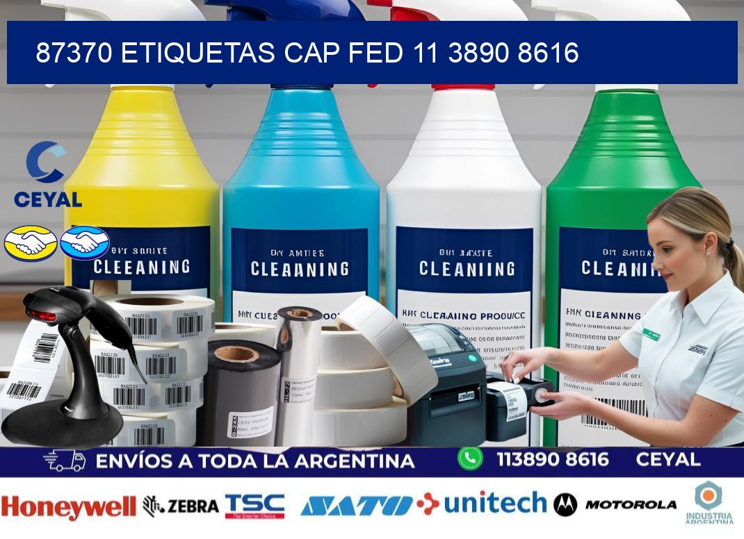 87370 ETIQUETAS CAP FED 11 3890 8616