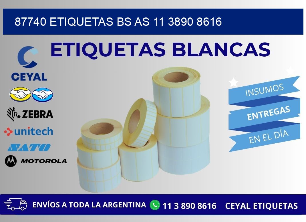 87740 ETIQUETAS BS AS 11 3890 8616