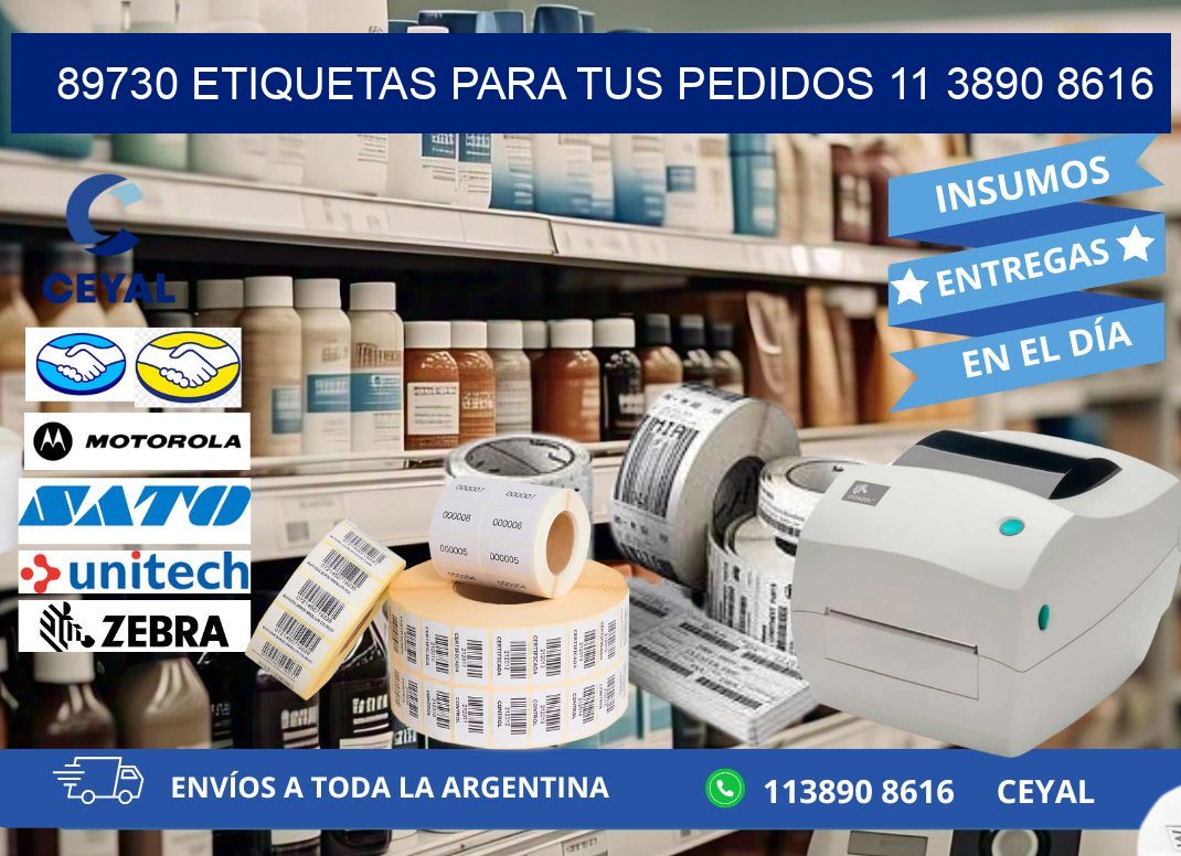 89730 ETIQUETAS PARA TUS PEDIDOS 11 3890 8616