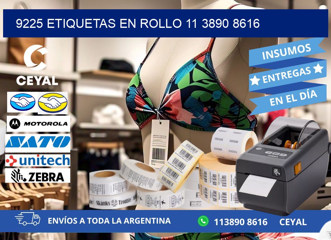 9225 ETIQUETAS EN ROLLO 11 3890 8616