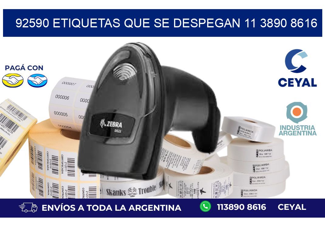 92590 ETIQUETAS QUE SE DESPEGAN 11 3890 8616