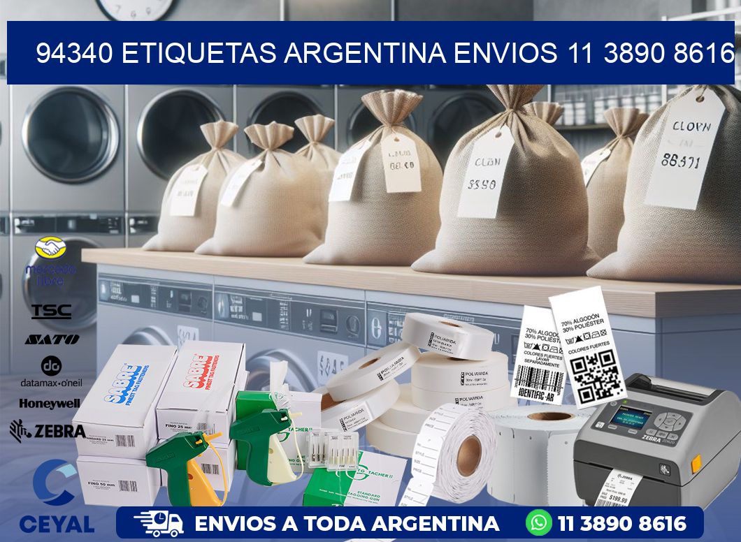 94340 ETIQUETAS ARGENTINA ENVIOS 11 3890 8616