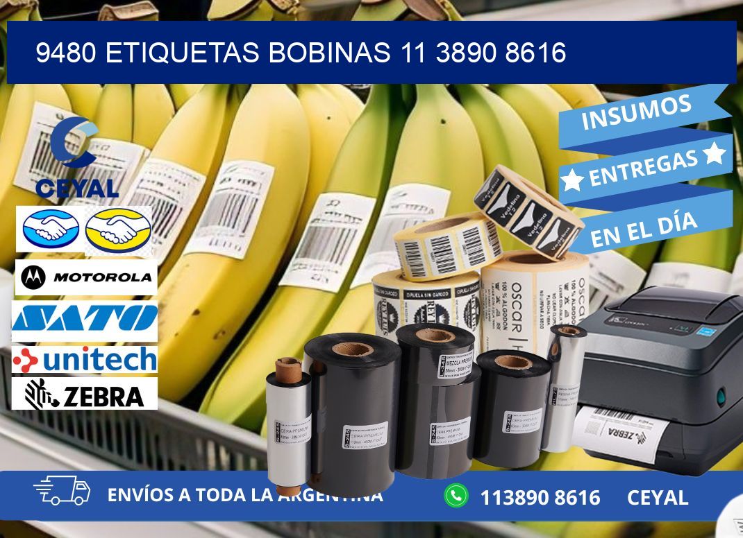 9480 ETIQUETAS BOBINAS 11 3890 8616