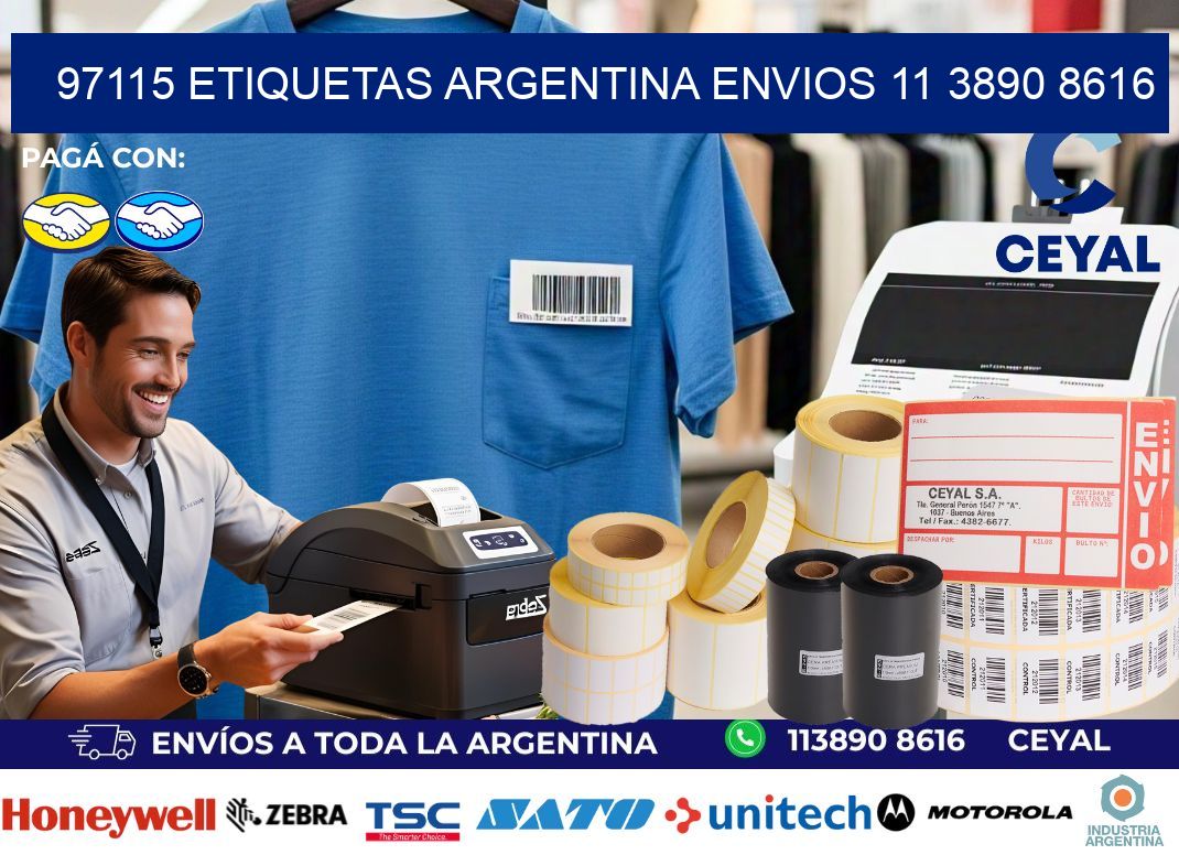 97115 ETIQUETAS ARGENTINA ENVIOS 11 3890 8616