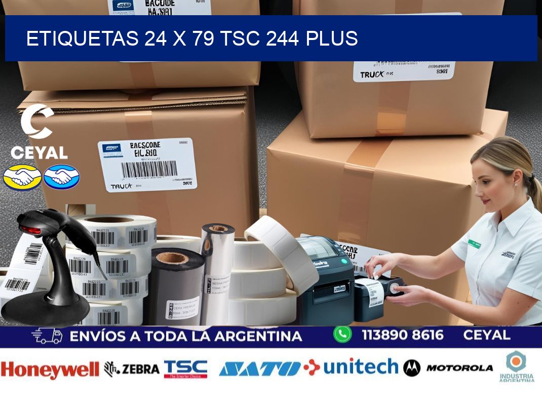ETIQUETAS 24 x 79 TSC 244 PLUS