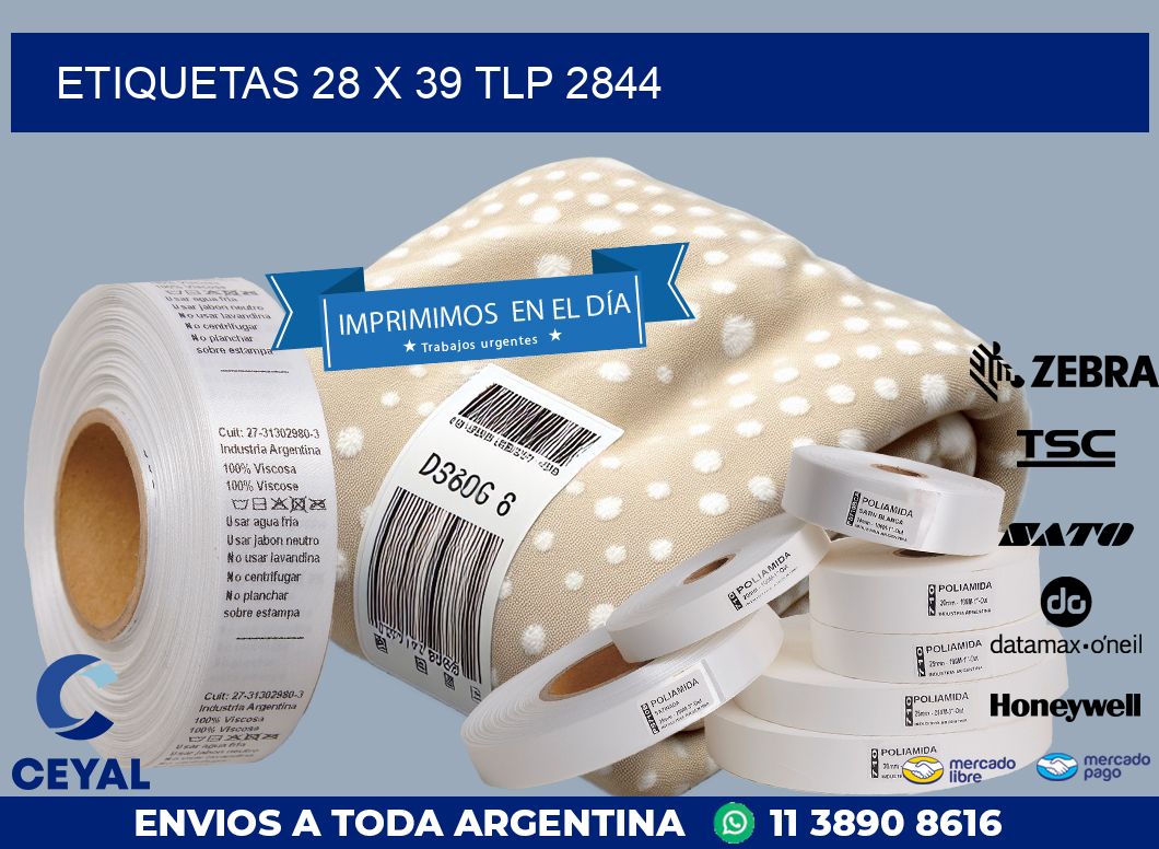 ETIQUETAS 28 x 39 TLP 2844