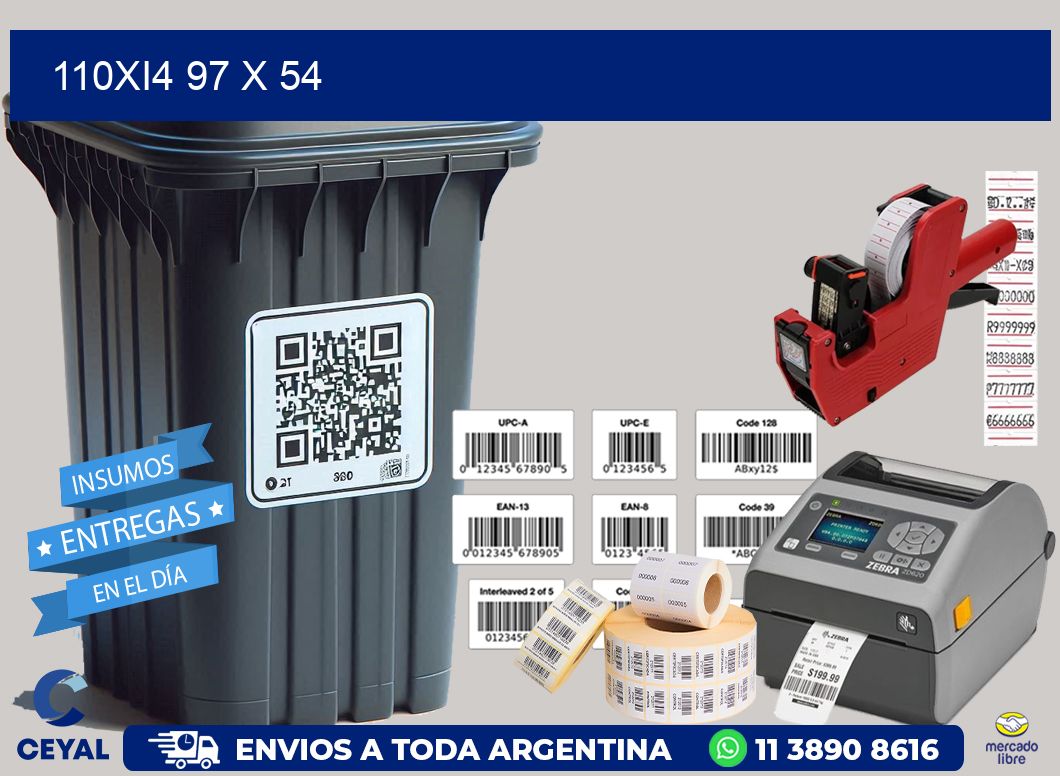110Xi4 97 x 54