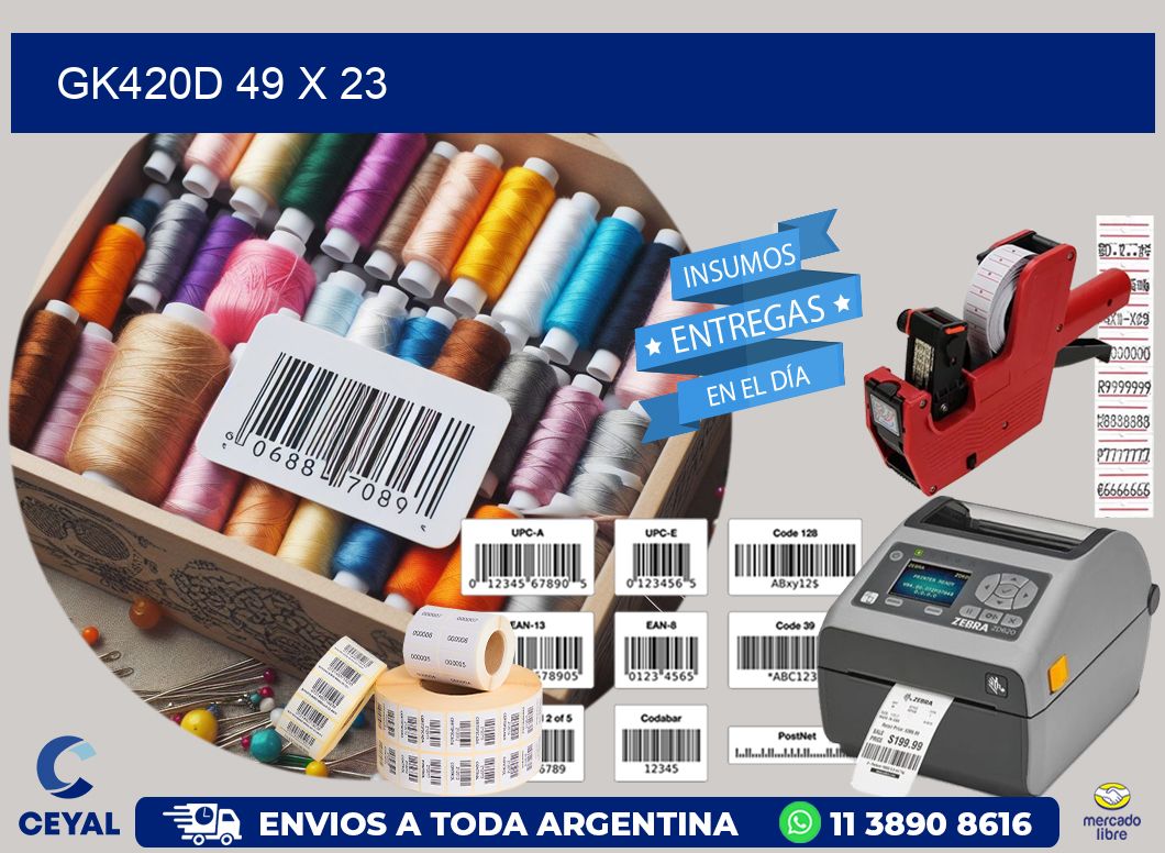 GK420D 49 x 23