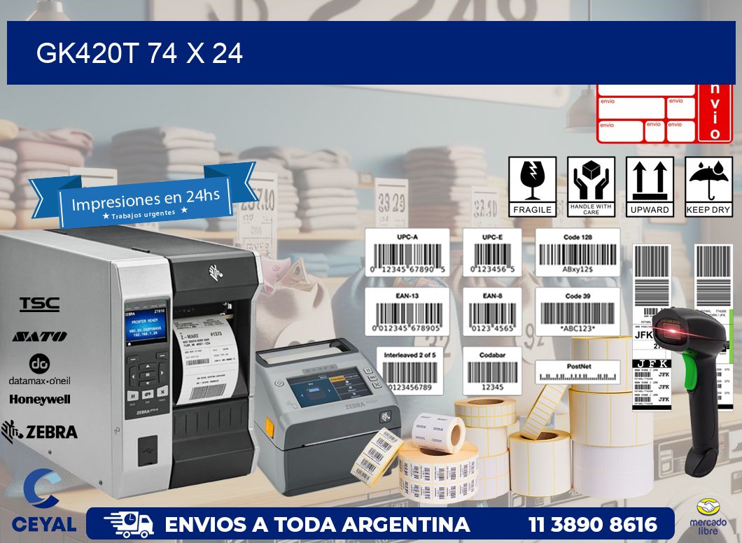 GK420T 74 x 24