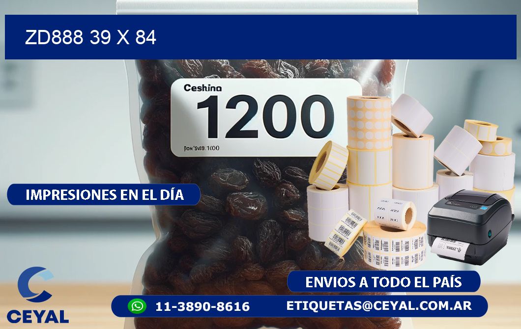 ZD888 39 x 84