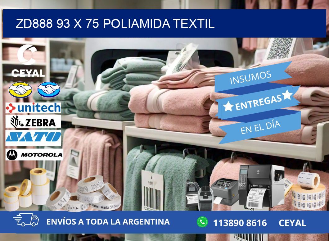 ZD888 93 x 75 POLIAMIDA TEXTIL