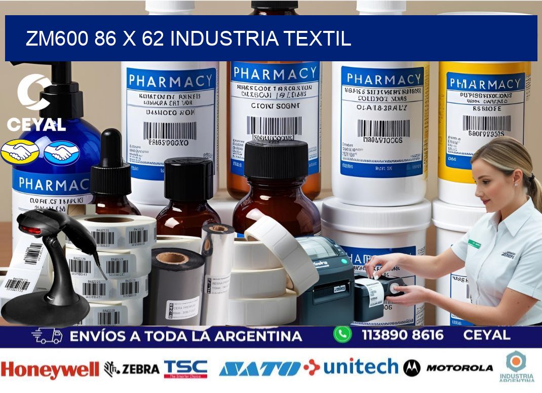 ZM600 86 x 62 INDUSTRIA TEXTIL