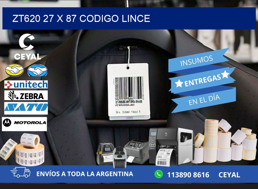 ZT620 27 x 87 CODIGO LINCE