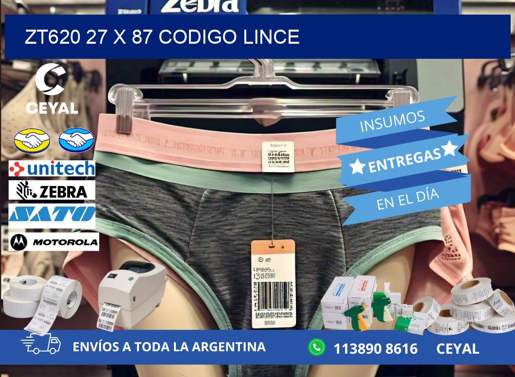 ZT620 27 x 87 CODIGO LINCE