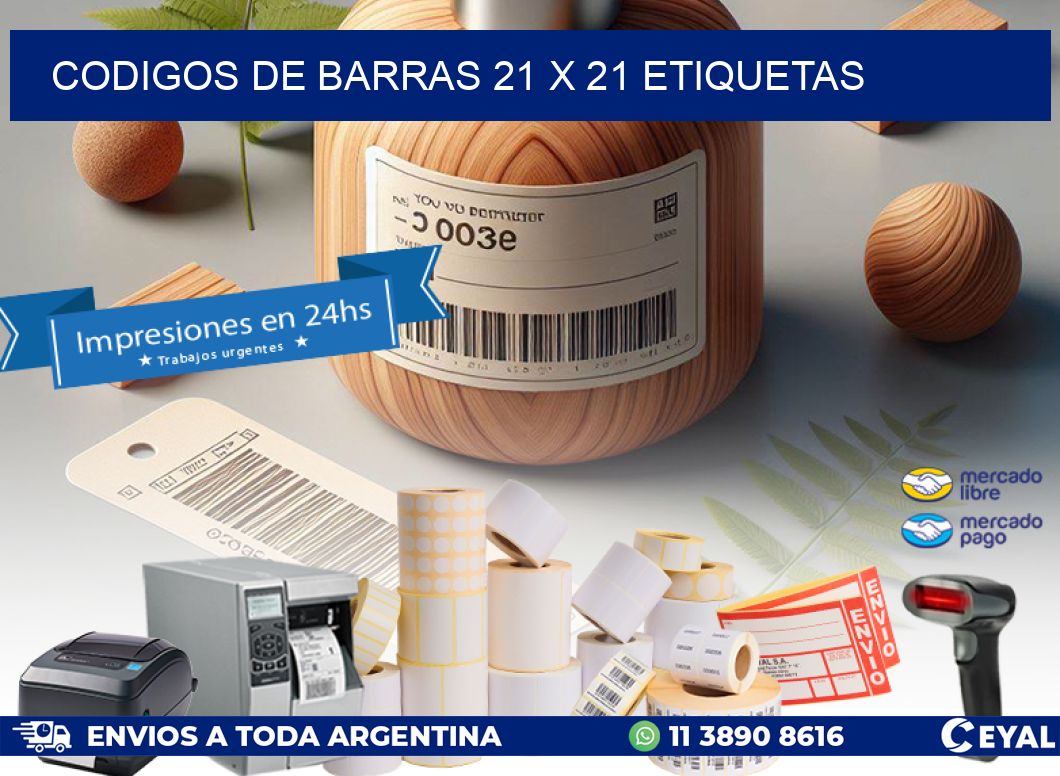 codigos de barras 21 x 21 etiquetas