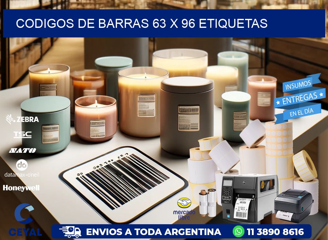 codigos de barras 63 x 96 etiquetas