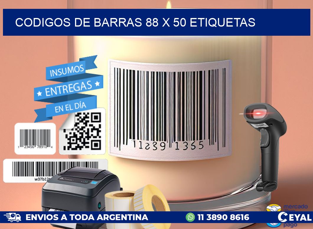 codigos de barras 88 x 50 etiquetas