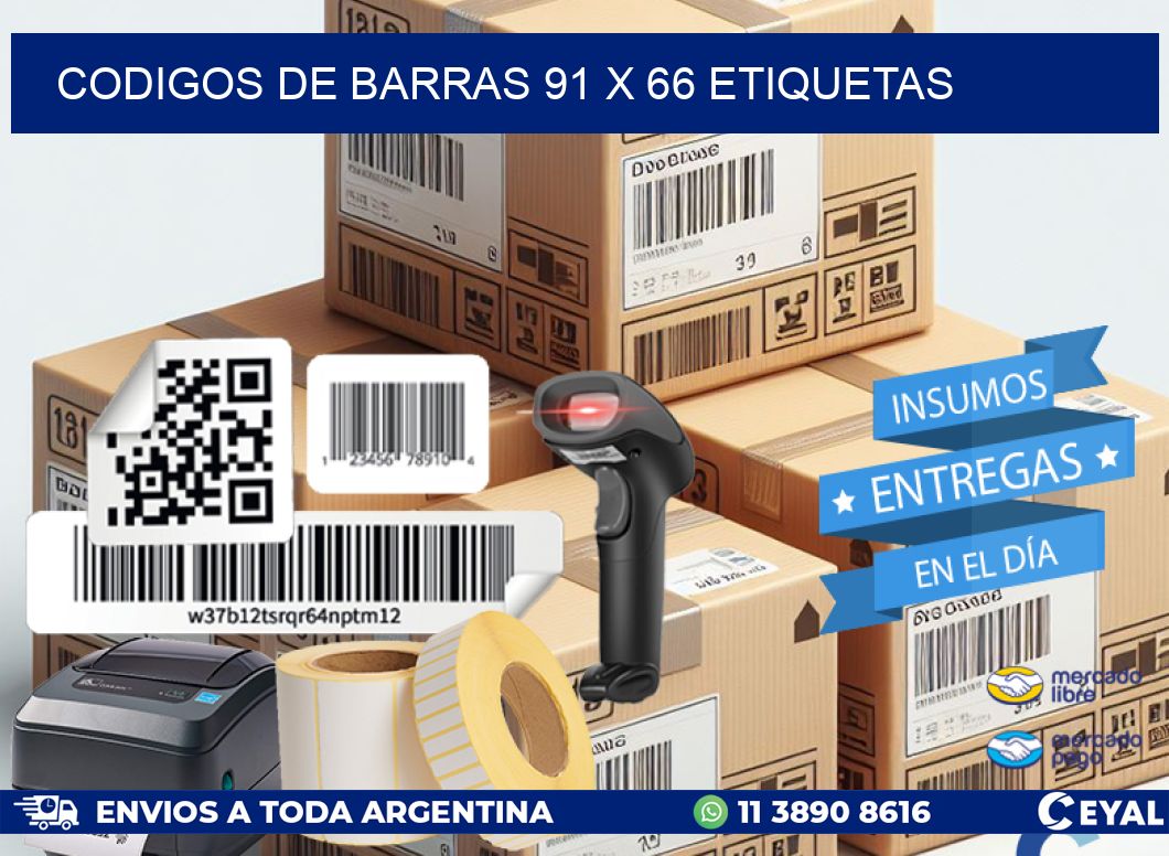codigos de barras 91 x 66 etiquetas