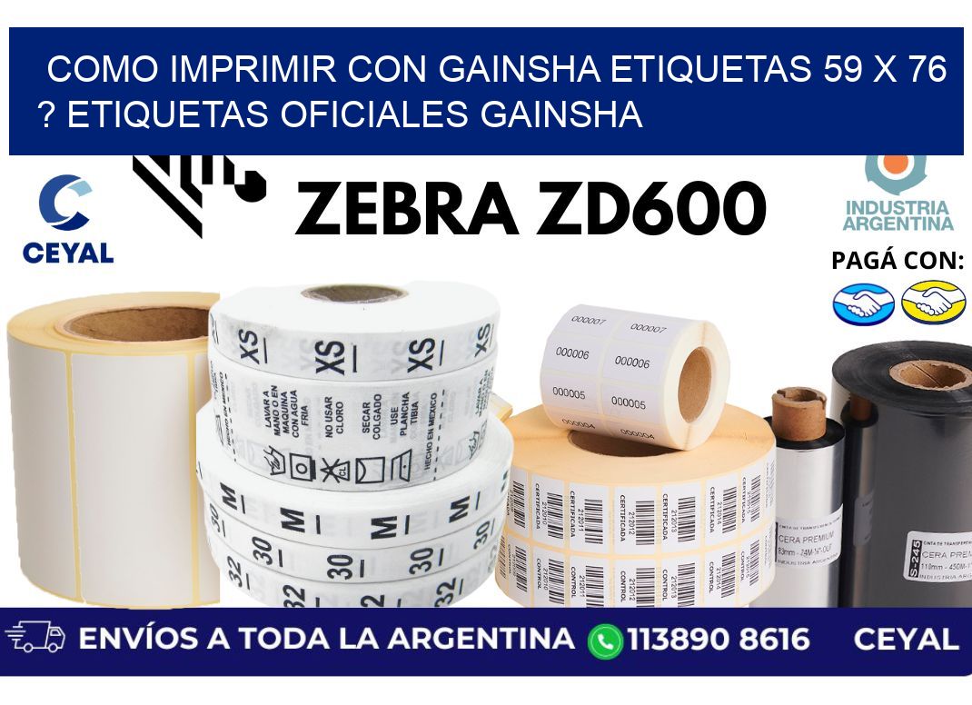 como imprimir con gainsha etiquetas 59 x 76 ? etiquetas oficiales gainsha