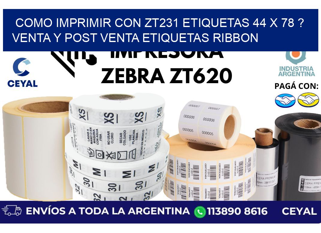 como imprimir con zt231 etiquetas 44 x 78 ? Venta y post venta etiquetas ribbon