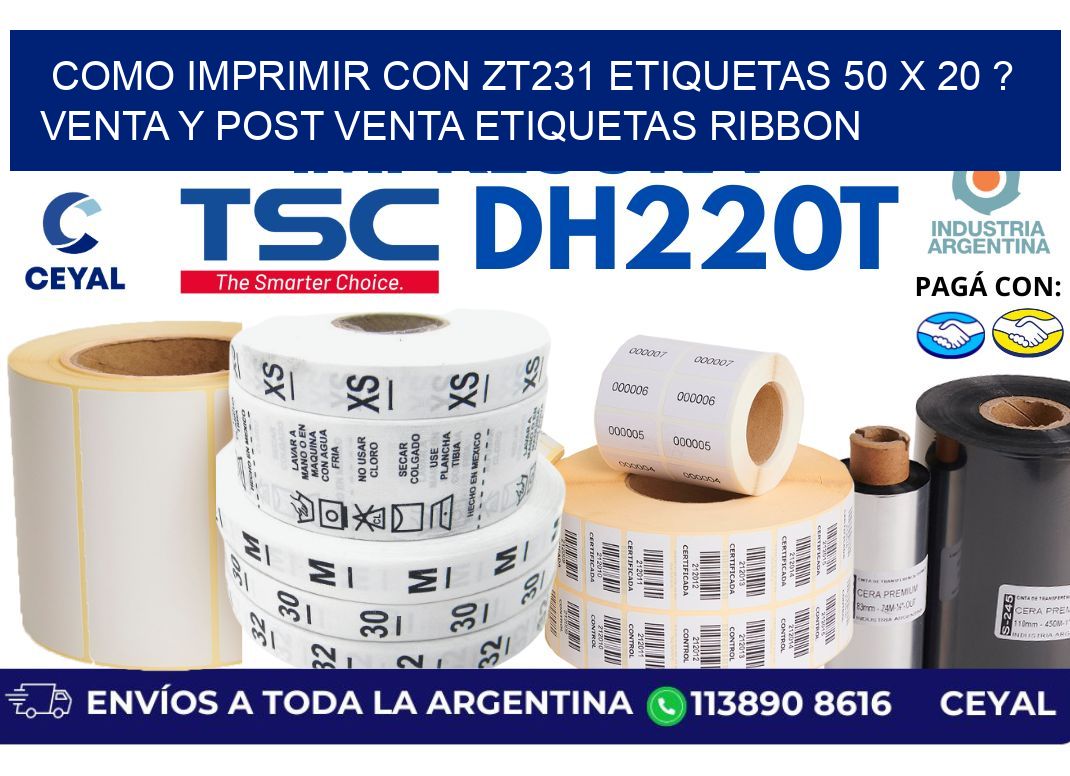 como imprimir con zt231 etiquetas 50 x 20 ? Venta y post venta etiquetas ribbon