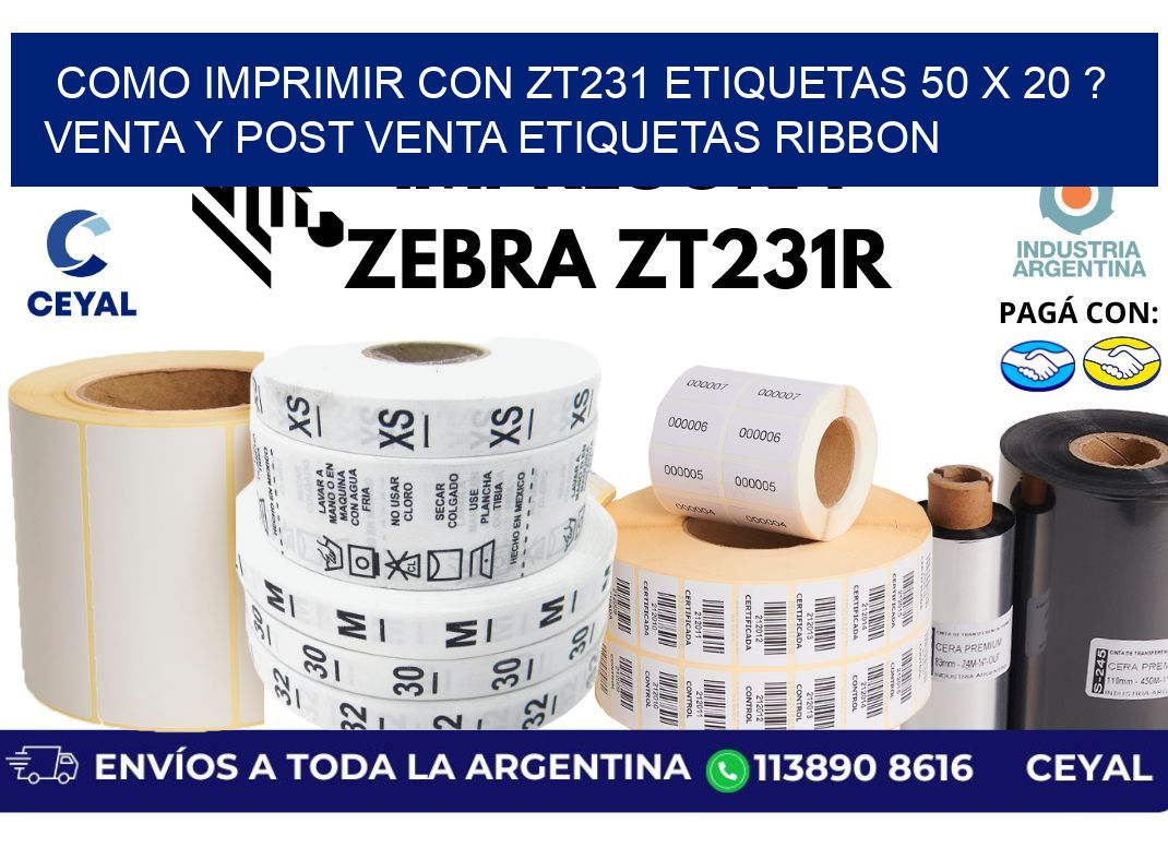 como imprimir con zt231 etiquetas 50 x 20 ? Venta y post venta etiquetas ribbon