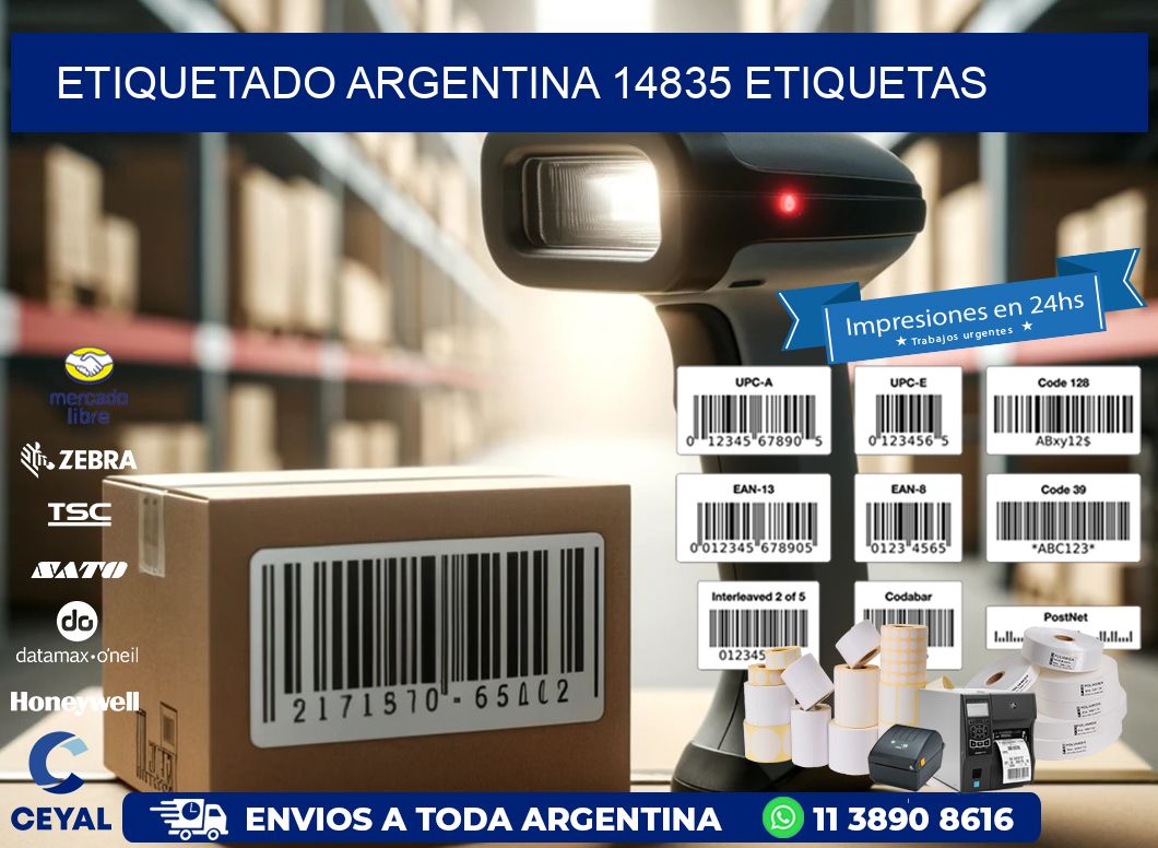 etiquetado argentina 14835 etiquetas