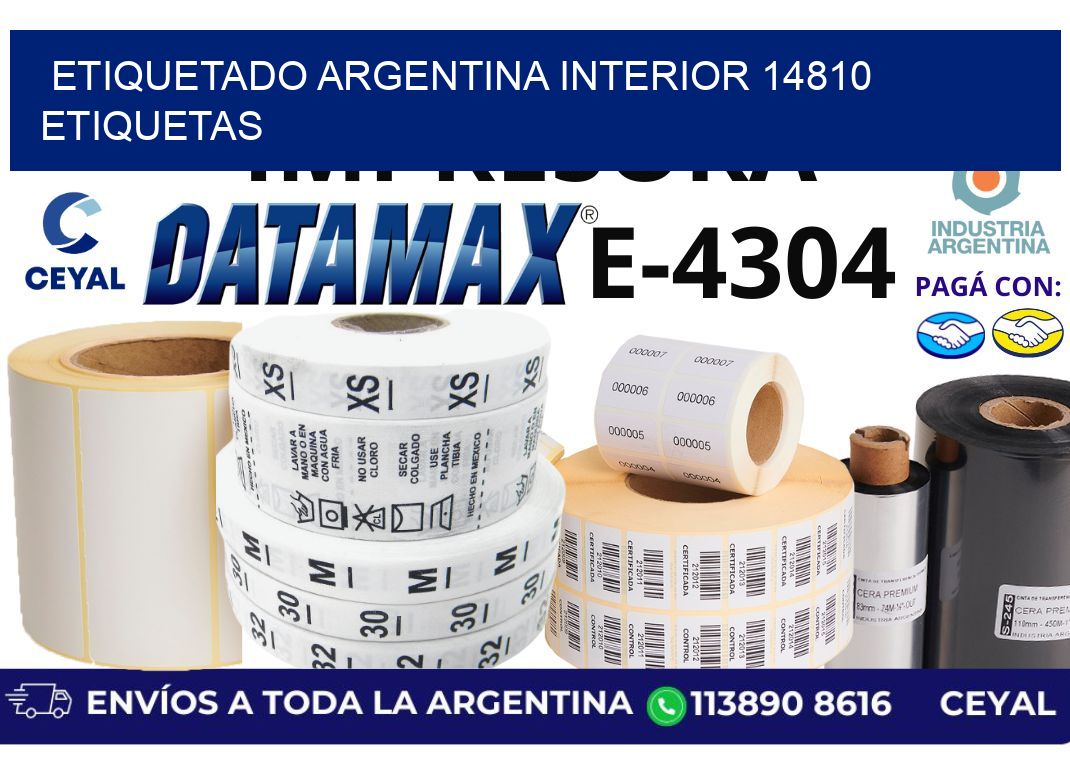 etiquetado argentina interior 14810 etiquetas