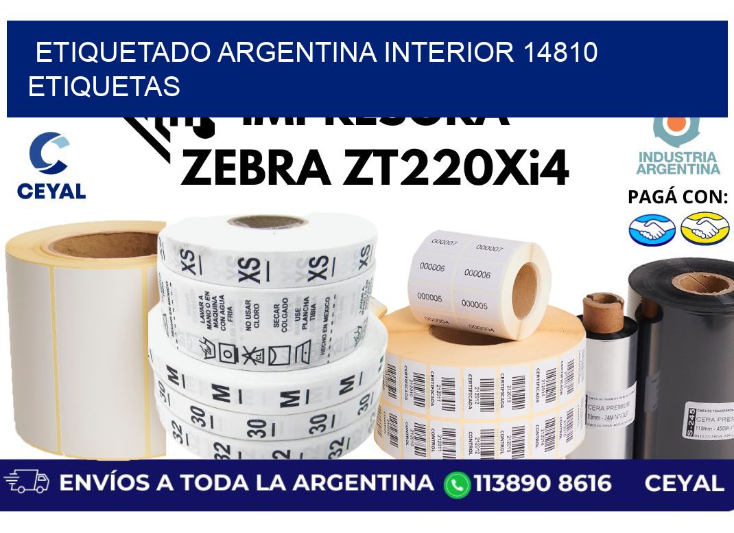 etiquetado argentina interior 14810 etiquetas