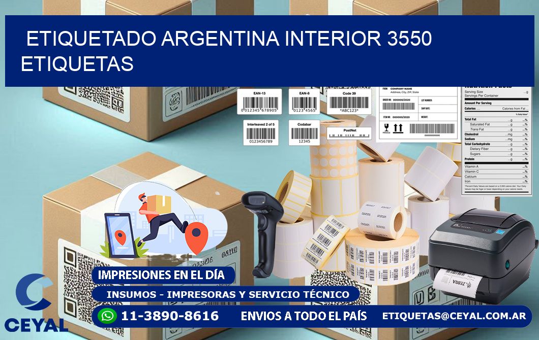 etiquetado argentina interior 3550 etiquetas