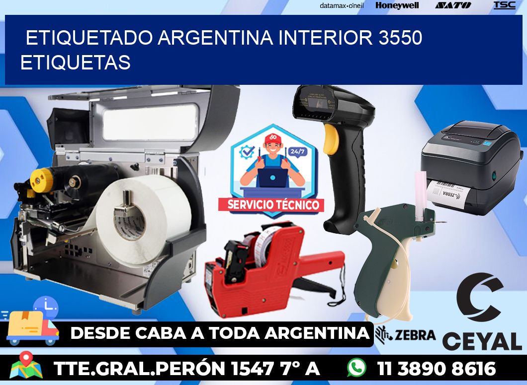 etiquetado argentina interior 3550 etiquetas