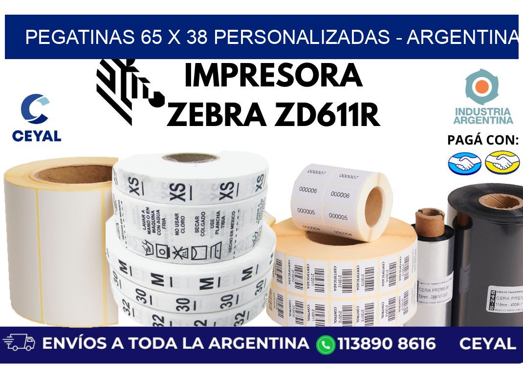 pegatinas 65 x 38 personalizadas – Argentina