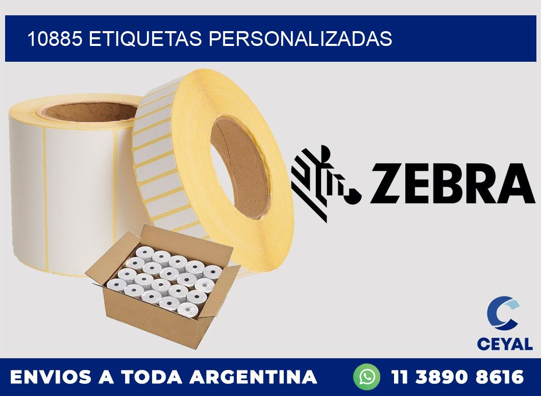 10885 Etiquetas personalizadas
