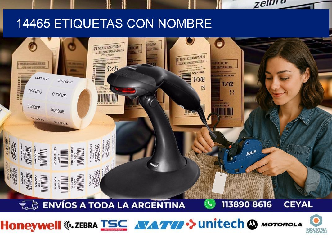 14465 etiquetas con nombre