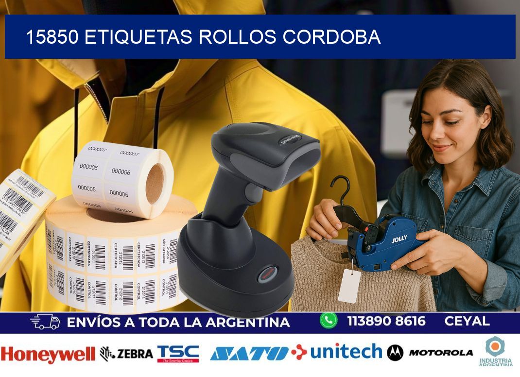 15850 etiquetas rollos CORDOBA