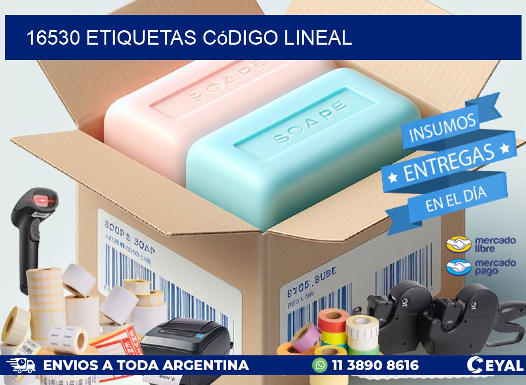 16530 Etiquetas código lineal