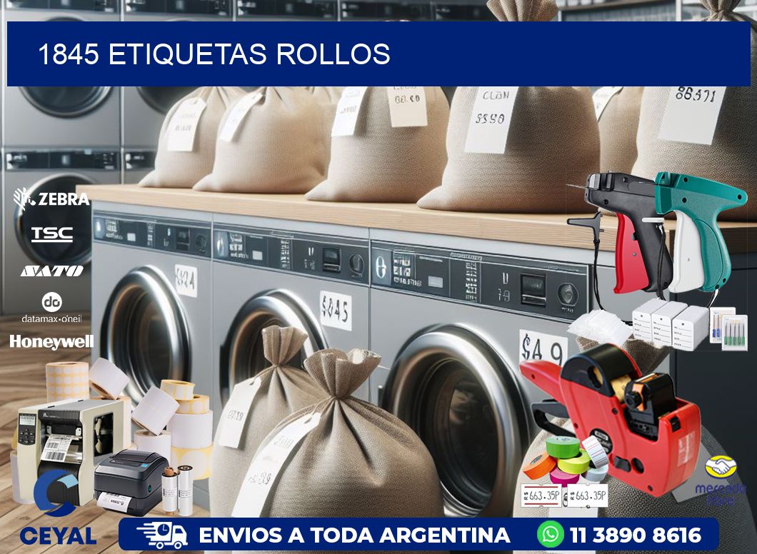1845 Etiquetas rollos
