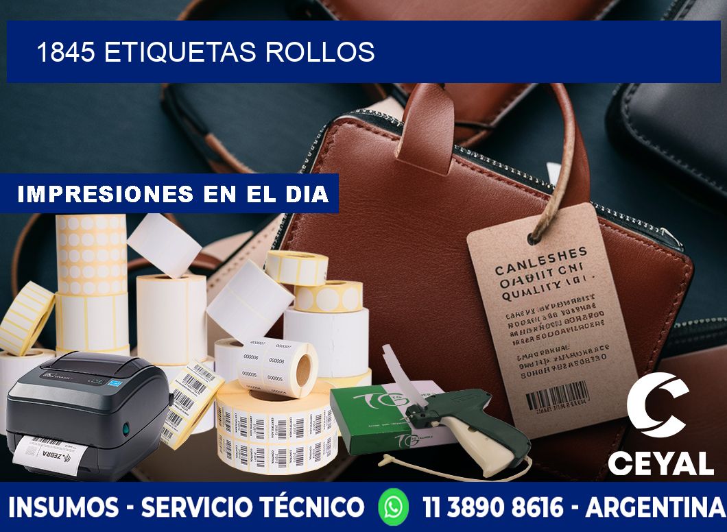 1845 Etiquetas rollos