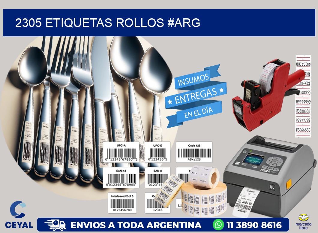 2305 etiquetas rollos #ARG