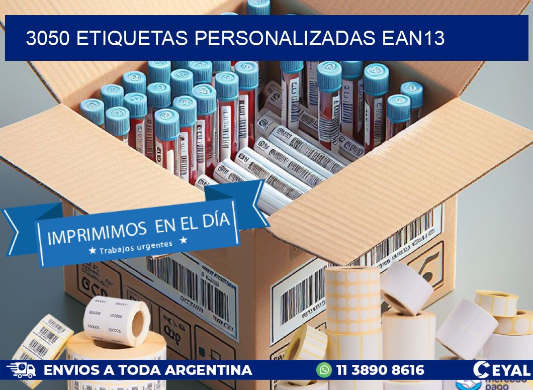 3050 Etiquetas personalizadas ean13