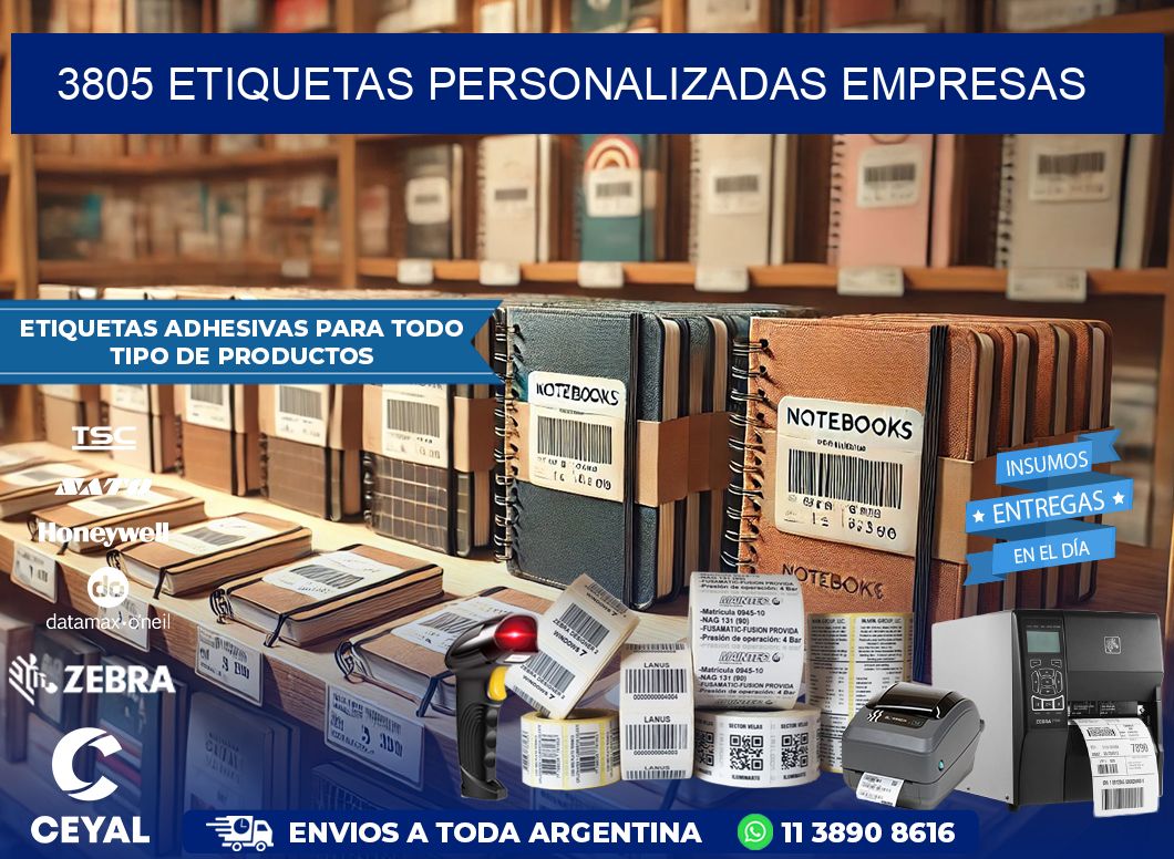 3805 Etiquetas personalizadas empresas