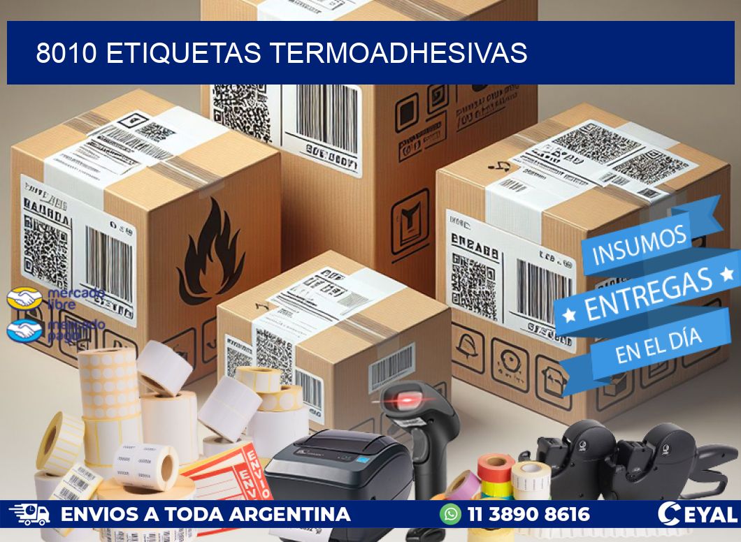 8010 etiquetas termoadhesivas
