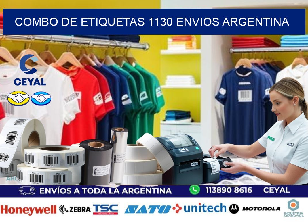 Combo de etiquetas 1130 ENVIOS ARGENTINA