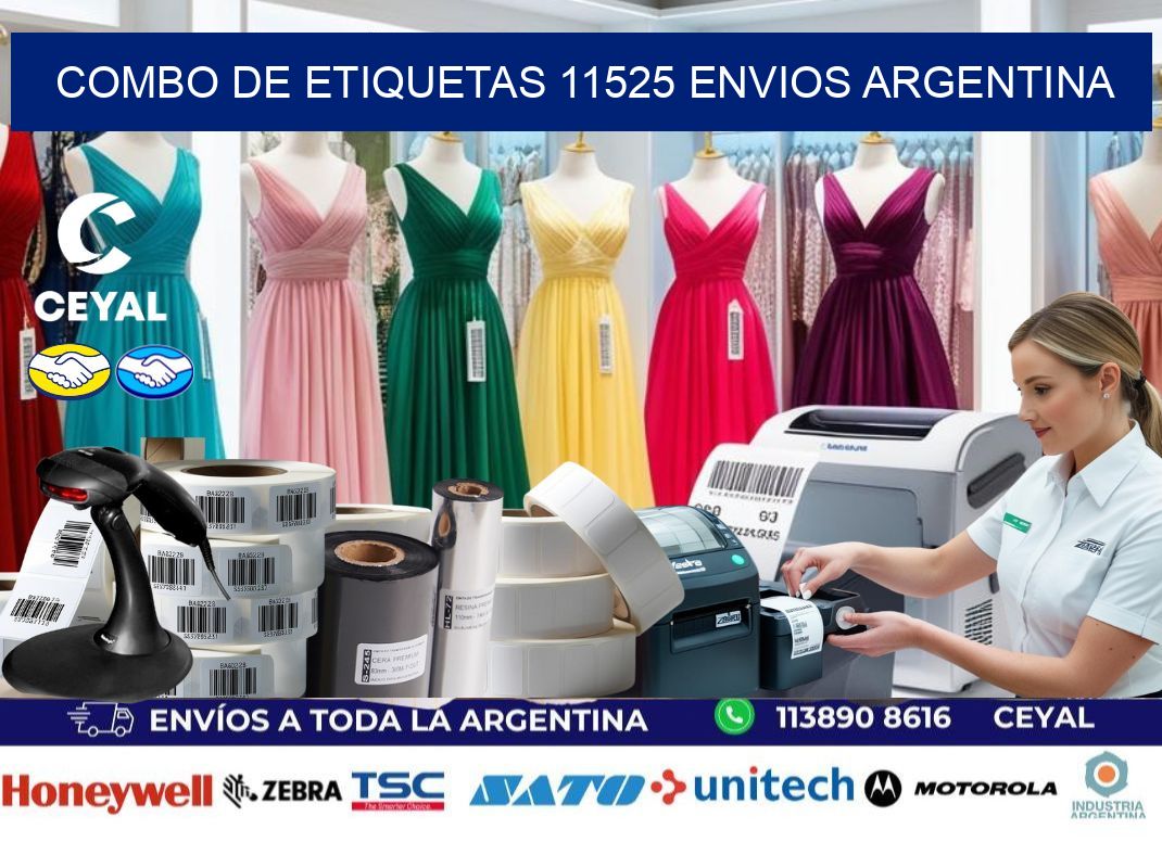 Combo de etiquetas 11525 ENVIOS ARGENTINA